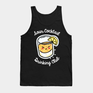 Sour Cocktail Drinking Club Sour Retro Cocktails Tank Top